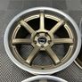 18" Inch Strom DS15 Drift Wheels 5x114.3 Nissan silvia skyline RX7 MX5 R32 R33 lexus IS200 Image 2