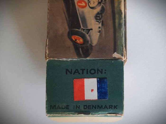 Diecast Vintage Tekno Cooper Norton Midget Car - Very Good Condition/Good Original Box