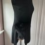 jumper black long statement jumper with fur sides detail and side slits cc fashion l/xlarge Image 7