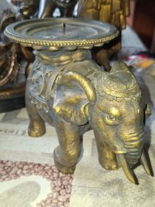 Beautiful Large Enough Elephant Candle Holder Postage Available or Collection