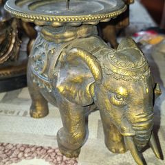 Beautiful Large Enough Elephant Candle Holder Postage Available or Collection