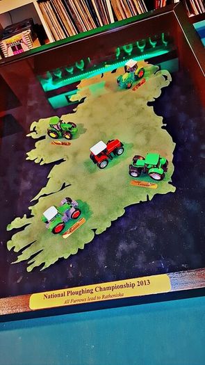 Custom Ploughing 2013 framed display..