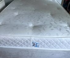 Small double bed with mattress
