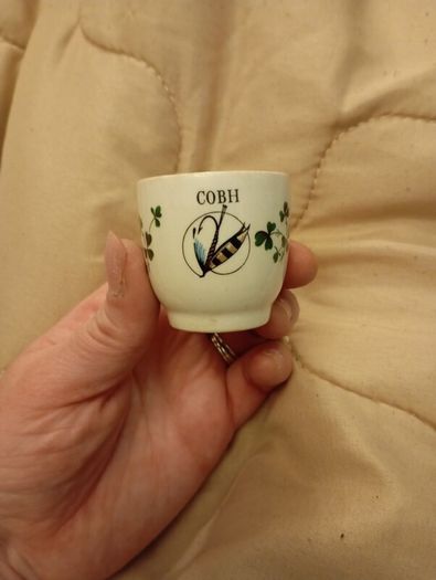 vintage carrrigaline egg cup