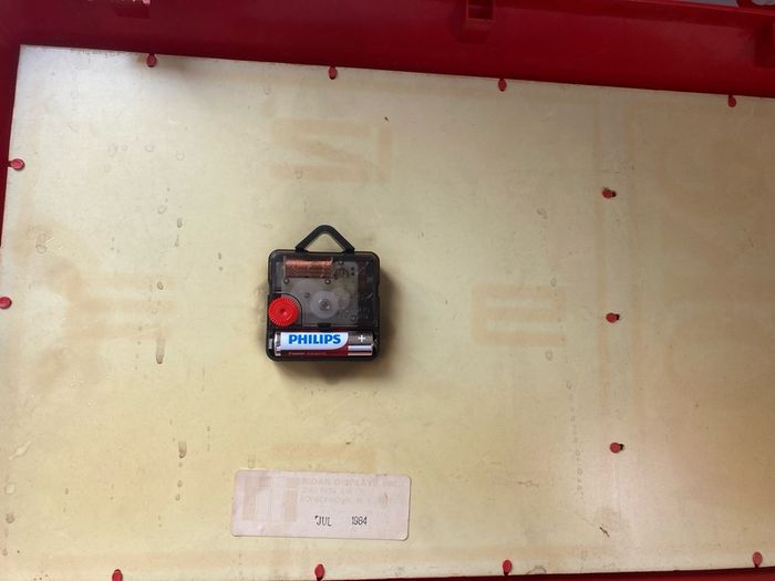 Coca Cola Clock upgraded to quartz movement 53.5 x 33.5 cm