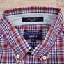 Gant Button Down Check Short Sleeve Shirt Mens Medium Image 3