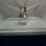 9 ct gold necklace with African opal pendant Image 6