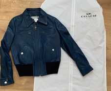 Coach Leather Bomber Jacket