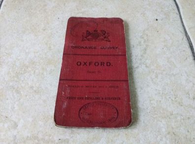 Antique Ordnance Survey Map of Oxford