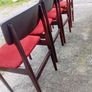 mid century teak dining chairs x4 Image 5