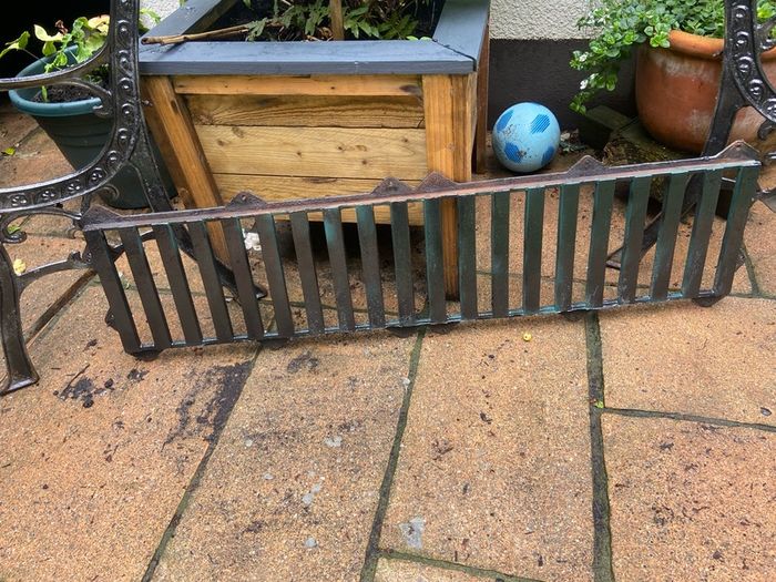 Garden bench.