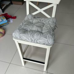 ikea stool with cushion