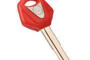 Replacement Key for Yamaha Motorcycles YH35R (Red)