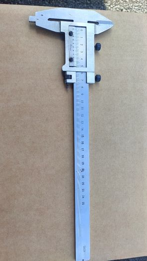 IN STOCK. Vintage USSR 250mm Vernier Caliper 0.1mm ShC-II Soviet Measuring Tool Stainless.