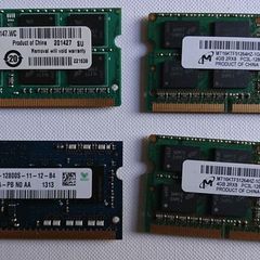 4 X 4gb Ddr3 Sodimm Ram 1600mhz Pc3l-12800s Pc3-12800 For Laptop (crucial Skhynix Micron)