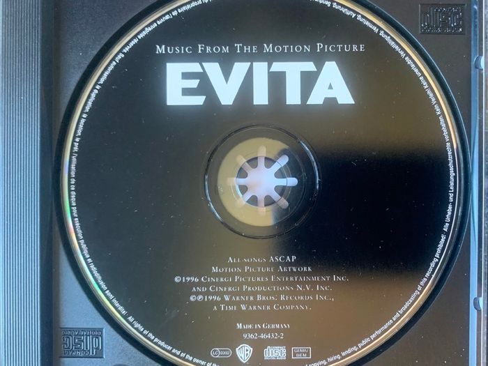 Madonna [1996] Evita (CD Movie Soundtrack Album)