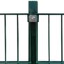 Fence Panel with Posts 6x2 m Green Image 4