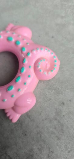 Pink Alligator Float for Beachcomber with Aqua Spots Baby Seaponies Sea MLP G1 My Little Pony Accessories