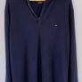 Tommy Hilfiger navy blue quarter-zip sweater Image 2