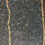 Solid Gold Figaro chain Image 2