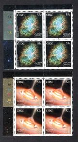 2009 Ireland Europa: Astronomy Commemorative Stamps Plate Blocks 1A1A1A1A Mint Never Hinged (MNH)