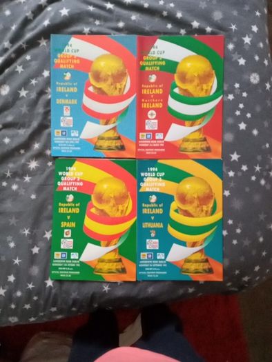 Collection of 66 Republic of Ireland International Football Programmes