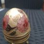 Vintage 1970's Cloisonne/Enamel Brass Egg Trinket Box Image 4