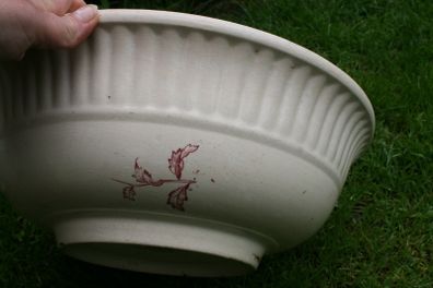 Antique  England  Water Basin 15"