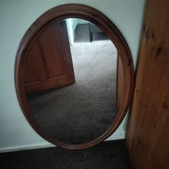 Wooden frame mirror