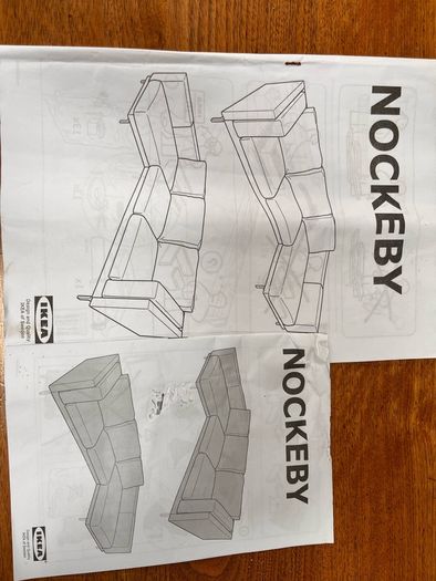 ikea L shaped sofa