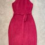 Faux suede high neck midi dress size 6 Image 8