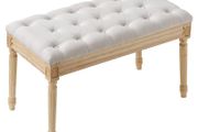 BENCH INDOOR Upholstered bench rectangular dressing bench