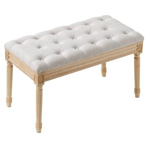 BENCH INDOOR Upholstered bench rectangular dressing bench