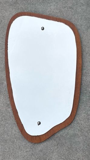 Vintage Danish style mirror c1970