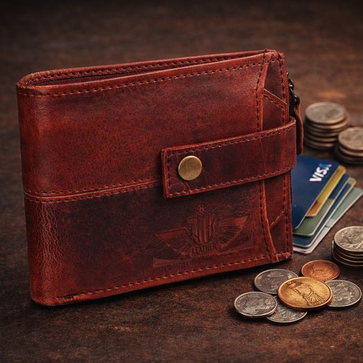 Genuine Leather Wallet Luxury Handmade RFID Secure Wallet