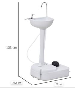 Portable Garden Sink | Self-Contained | 21L Tank