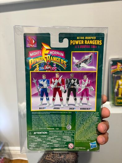 Mighty Morphin Power Ranger flip heads by Hasbro