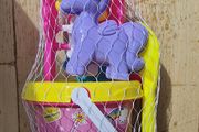 New Unicorn Beach Toy Set - Bucket, Spade, Rake &amp; Sand Moulds
