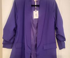 purple blazer