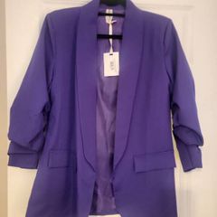 purple blazer