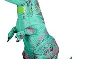 Dinosaur Costume for Adult Inflatable T-Rex Dinosaur Costume Air Blow up Dino Costume Funny Halloween Costume Cosplay Fancy Dress (MULTIPLE COLOURS AVAILABLE)