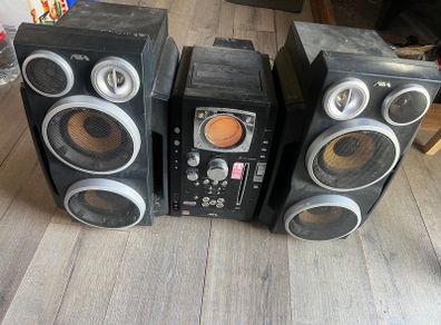 Speaker system radio cd player