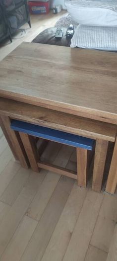 solid oak nest of tables