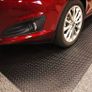 Rubber Garage Floor Mats 1M x 5M / 3.3Ft x 16.4Ft Anti-Slip Diamond Plate Mat 3mm Thick Heavy Duty Commercial Flooring Mat Roll for Under Car, Gym, Garage, Warehouse, Black Image 5