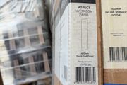 400mm wetroom front/end panel