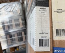 400mm wetroom front/end panel