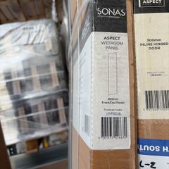 400mm wetroom front/end panel