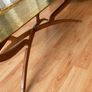 Stunning vintage antique brass folding coffee table Image 2