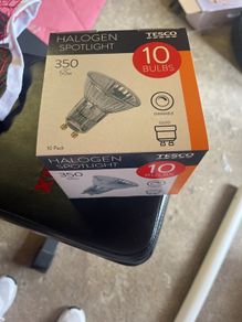 light bulb halogen spotlight