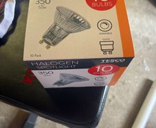 light bulb halogen spotlight